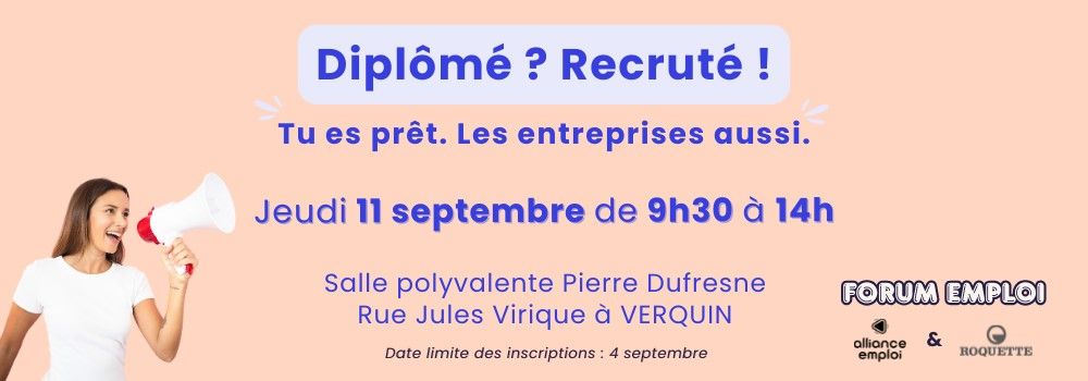 Forum Emploi « Diplômé ? Recruté ! »