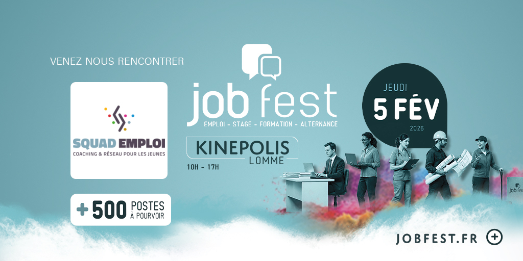 linkedin SQUAD EMPLOI Lille Lomme 2026 Emploi